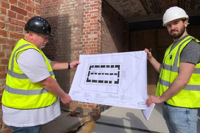 Powder Monkey Brewing Co. co-founder Andy Burdon and head brewer Mark Hamblin. Picture: Richard Lemmer