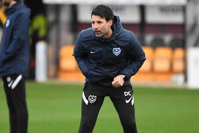 Danny Cowley needs to find room in Pompey's diary for games against Oxford, Plymouth, Wigan and AFC Stoneham