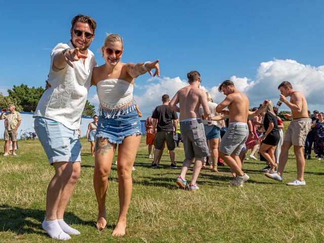 Jiving at the Bandstand. Picture: Mike Cooter (210724)