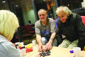 Guests attending Friday Fridge as a café-style drop-in before the pandemic