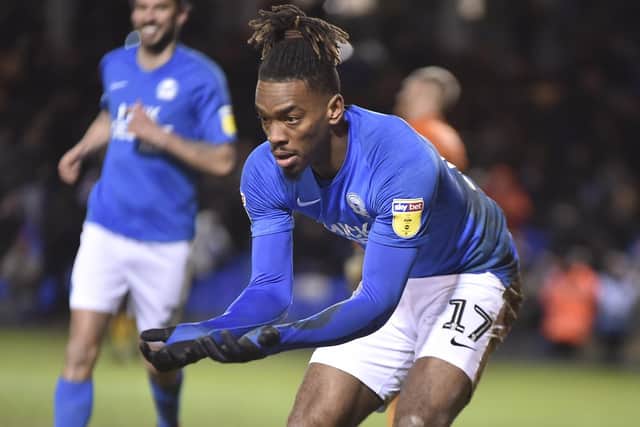 Peterborough striker Ivan Toney.  Picture: David Lowndes