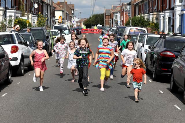 Francis Avenue will be closed to through traffic for the afternoon to allow children to play in the street. Southsea.
Picture: Sam Stephenson