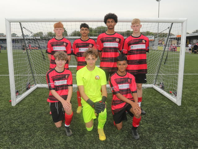 Bedfont Eagles U15s at the Havant and Waterlooville FC Summer Tournament. Picture: Dave Haines