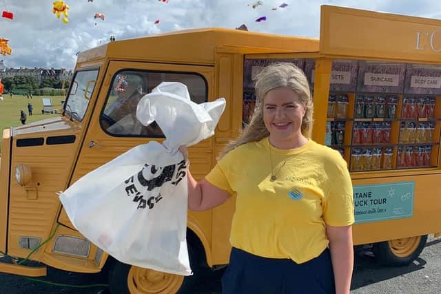 Around 9.5kg of waste was collected