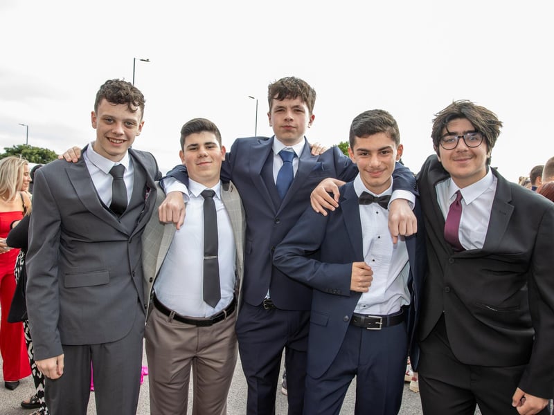 Portsmouth Academy held their prom at the Queens Hotel in Southsea on Wednesday evening.Pictured - Students arriving at their Prom at the Queens Hotel in Southsea