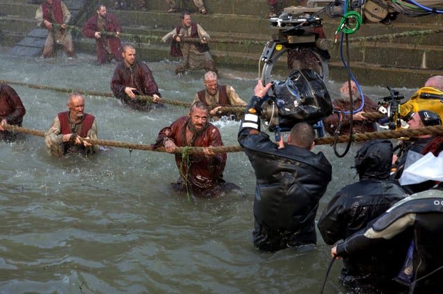 This star studded adaption of the book/ musical Les Miserables filmed scenes at Portsmouth Historic Dockyard with Hugh Jackman being one of the Hollywood stars who arrived in the city for the filming in 2012.