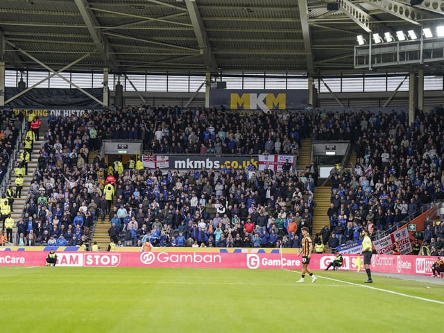 2,106 supporters made the trip to the Tigers' MKM Stadium for Saturday's 1-1 draw