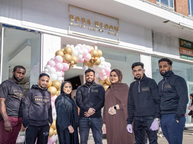 Boba Bloom has opened its latest store on Arundel Street in Portsmouth on Saturday, serving up teas and delicious looking pancackes.
Pictured - Boba Blooms grand opening on Arundel Street
Photos by Alex Shute
