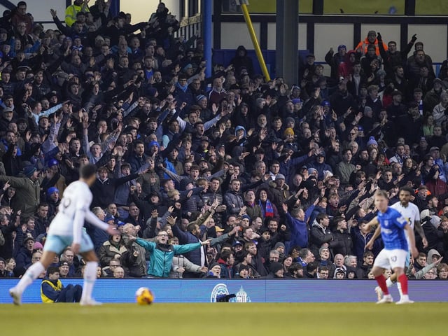 Pompey fans backed their team as they gave it everything against promotion-chasing Burnley at Fratton Park on Saturday.