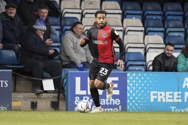 Louis Thompson is among eight out-of-contract players which Pompey have a club option on. Picture: Jason Brown/ProSportsImages