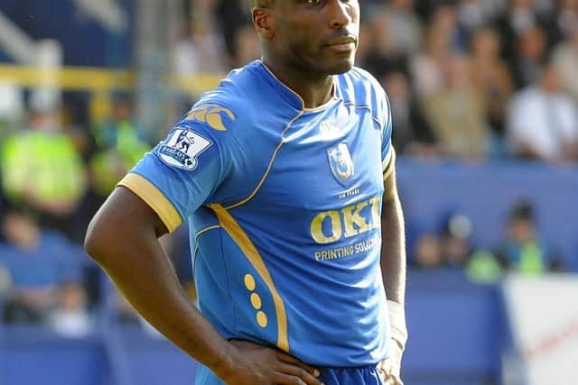 Sol Campbell made 111 appearances and scored twice during his three seasons at Fratton Park