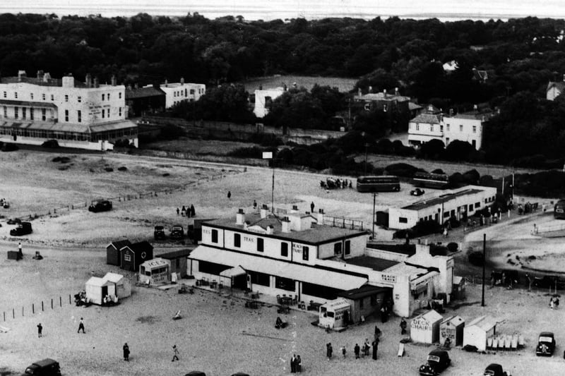 An aerial view of Beachlands, Hayling Island in the 1950s.Picture: Paul Costen postcard collection.