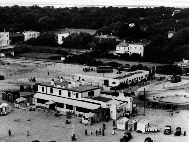 An aerial view of Beachlands, Hayling Island in the 1950s.
Picture: Paul Costen postcard collection.