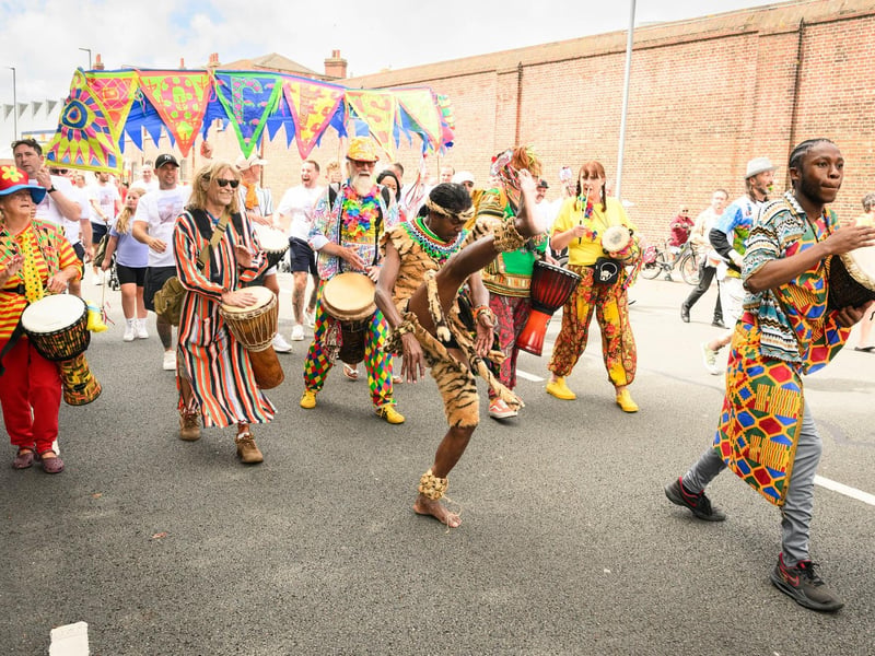 Portsea carnival 2023 - Local people taking part in the circus-themed parade on Saturday, August 12.