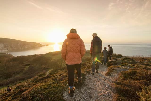 Explore the Island’s beautiful scenery by foot or bike