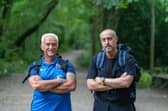 Glenn Chatwood and Richard Thompson training for their 60-mile non-stop walk. Picture: Andy Hornby