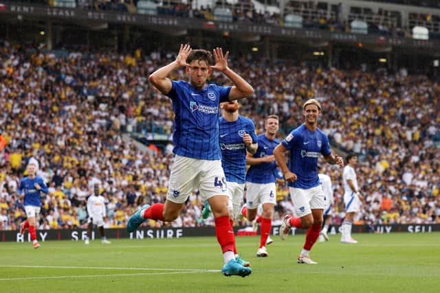 Pompey forward Callum Lang
