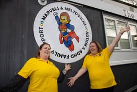 Shandrika Day, Founder of Marvels and Meltdowns and Nikki Martin, Centre Manager celebrate the opening of their new centre on Monday morning in Gosport. Photos by Alex Shute