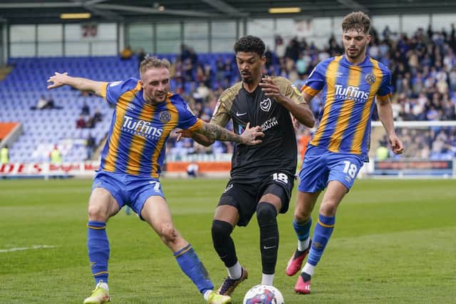 Reeco Hackett's most recent start was in last weekend's 1-1 draw at Shrewsbury. Picture: Jason Brown/ProSportsImages