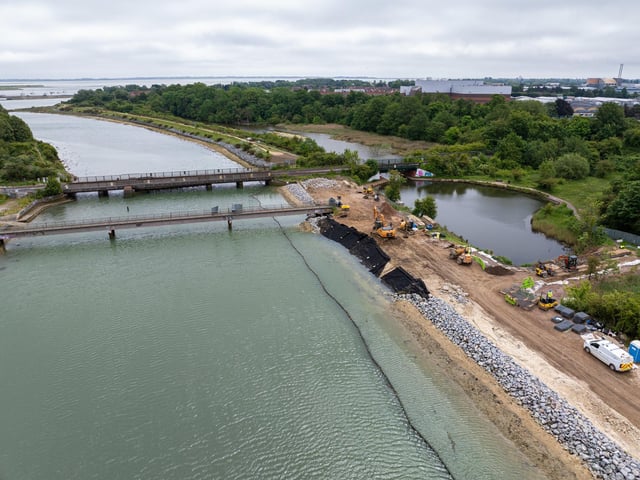Progress of the North Portsea Coastal Scheme focusing on Ports Creek