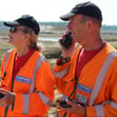Training exercise at Havant Thicket Reservoir