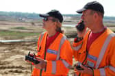 Training exercise at Havant Thicket Reservoir