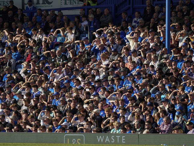 Pompey recorded their biggest crowd of the season on Saturday, with 20,330 packed inside Fratton Park for the visit of Sheffield United.