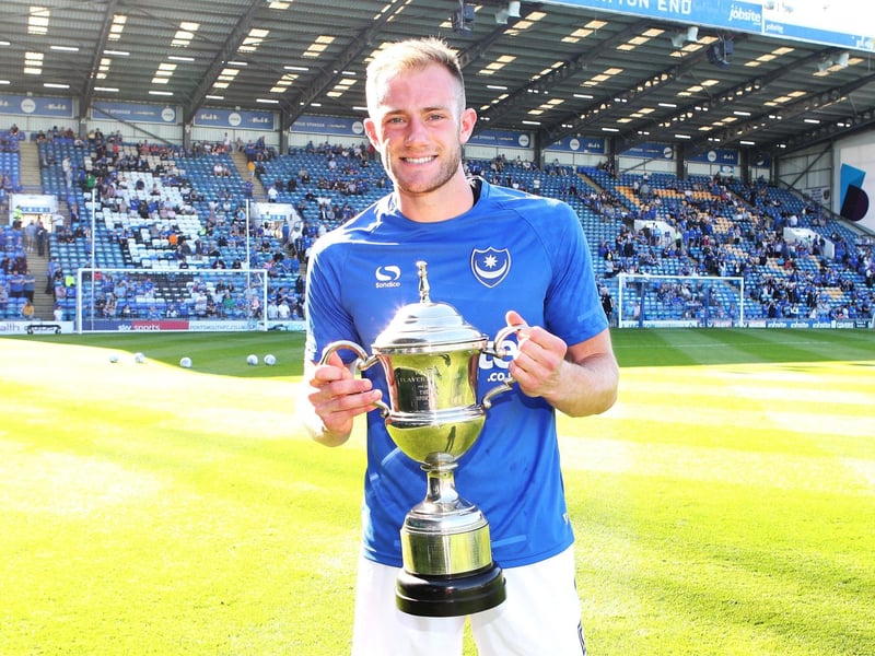 A classy central defender who originally arrived on loan from Ipswich in July 2015 and went on to be an impressively consistent player for the Blues. Matt Clarke won the 2016-17 League Two title, the 2019 Checkatrade Trophy, while earned The News/Sports Mail Player Of The Season trophy in successive seasons. Picture: Joe Pepler