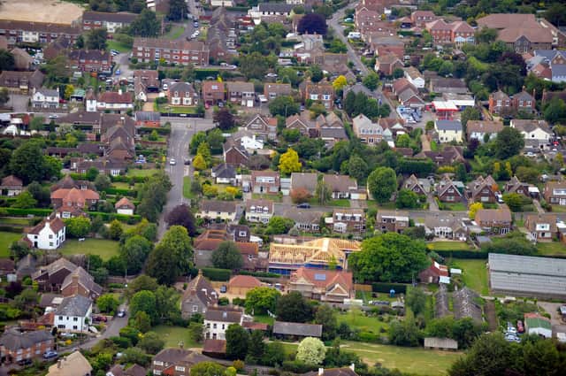 Aerial view of Havant Road, Emsworth. Picture: Allan Hutchings