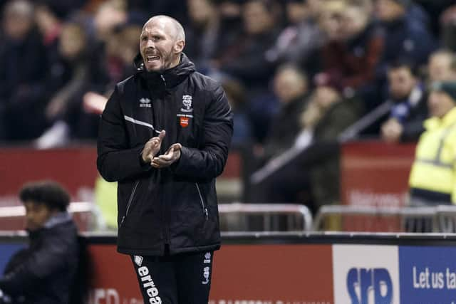 Lincoln City manager Michael Appleton. (Photo by Daniel Chesterton/phcimages.com).