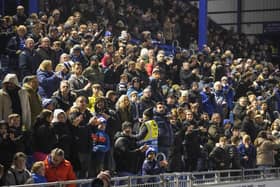 Pompey's home game against Sheffield Wednesday on Saturday is a sell-out.