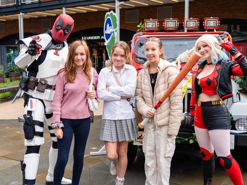 Ella, Evie & Chloe posing at the Spooktacular Portsmouth Comic Con at Gunwharf.
Photos by Matthew Clark