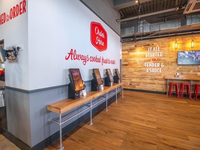 New restaurant, Slim Chickens has opened in Gunwharf Quays, Portsmouth on 26th January 2024

Pictured: Interior of Slim Chickens at Gunwharf Quays, Portsmouth

Picture: Habibur Rahman