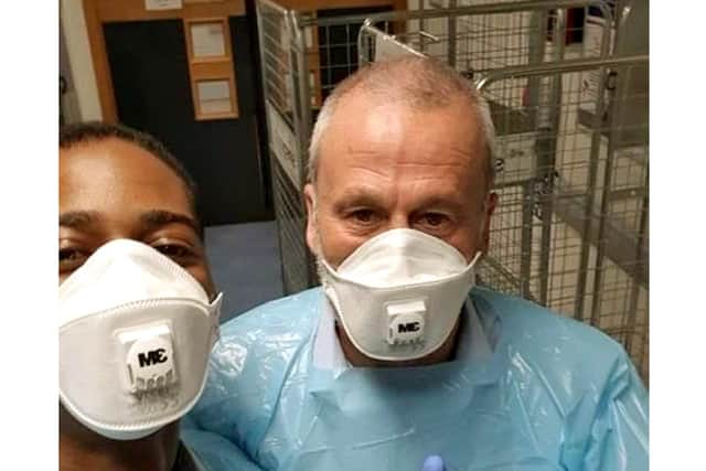 Former Pompey player Gavin Maguire has returned to work at Swindon's Great Western Hospital after recovering from coronavirus
