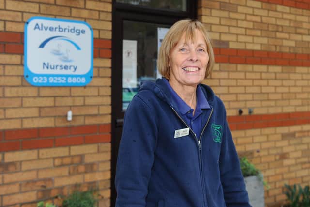 Shirley Faichen, the nursery manager at Alverbridge Nursery in Gosport.
Picture: Sarah Standing (091020-5288)