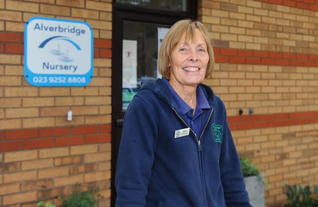 Shirley Faichen, the nursery manager at Alverbridge Nursery in Gosport.
Picture: Sarah Standing (091020-5288)