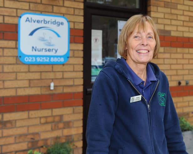 Shirley Faichen, the nursery manager at Alverbridge Nursery in Gosport.
Picture: Sarah Standing (091020-5288)