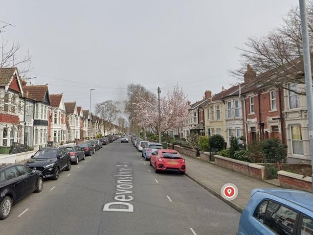 Southsea Prince Albert Road has the fourth highest average household income, at £47,800