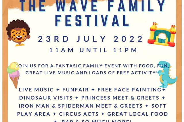 The Wave Family Festival poster