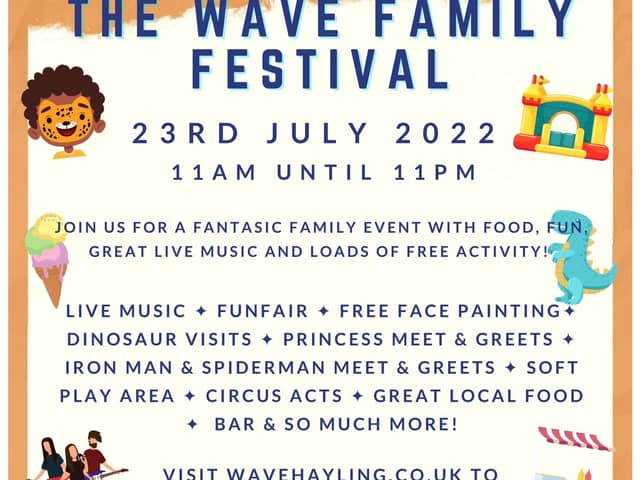 The Wave Family Festival poster
