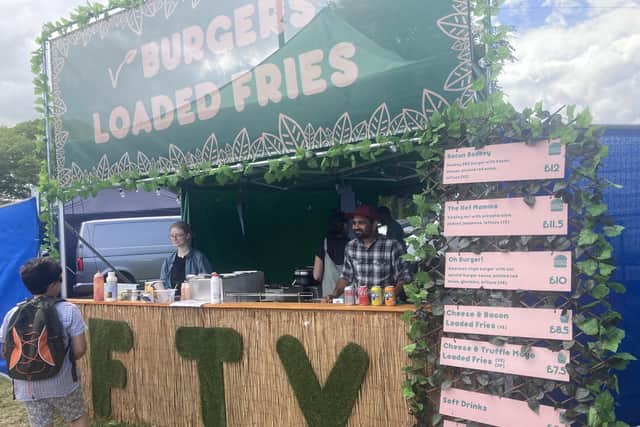 Food stalls at Victorious Festival