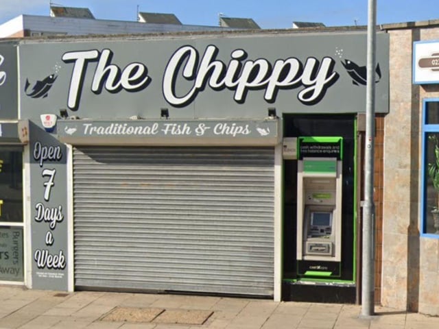 The Chippy, at 84 Clarendon Road, Southsea was given a three-out-of-five food hygiene rating, the Food Standards Agency's website shows.