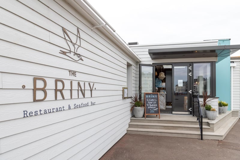 The Briny, in Clarence Esplanade, is a family run restaurant, serves high quality food including fish dishes and to make things even better customers can look out to a lovely picture of the sea.