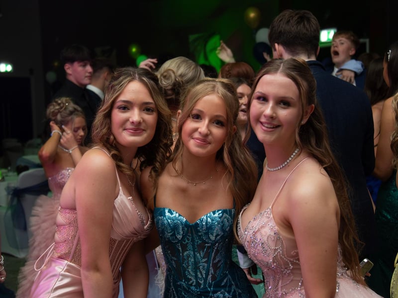 Pupils enjoying the Prom