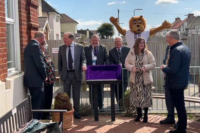 Lee Hub's open day on Saturday. Local authors and the first librarian Margaret Dingle attended, and an information plaque was unveiled.