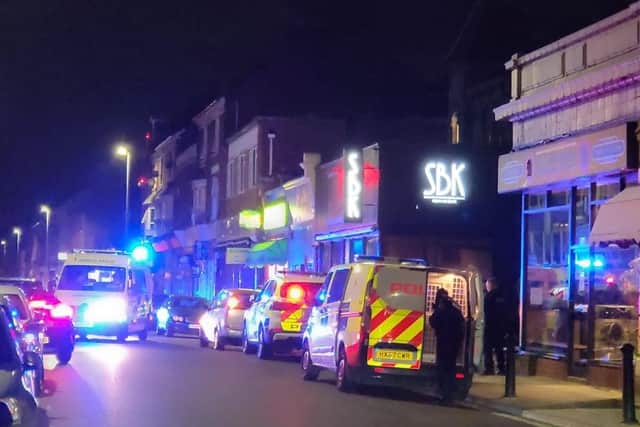 Incident in Elm Grove, Southsea, on July 23, 2023. Pic Reuban Choudhury