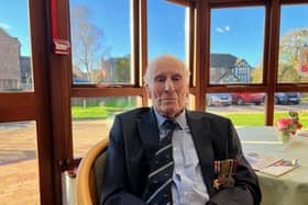 Bomber Command veteran Geoff Rushton.