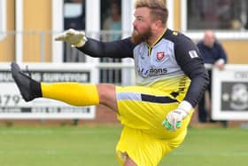 Cameron Scott  has only conceded seven goals in 14 Wessex Premier League games this season