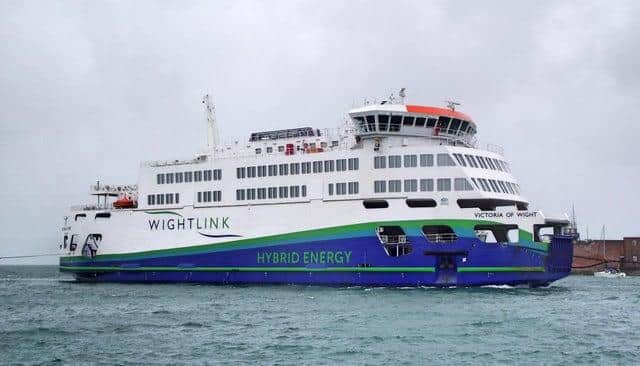 Wightlink ferry Victoria of Wight. Picture: Tony Weaver
