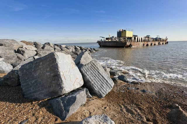 Thousands of tonnes of armour rock will arrive in Southsea by ship this month to form new primary sea defences as part of the Portsmouth City Council-led Southsea Coastal Scheme.